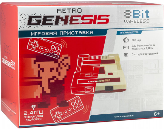 Игровая приставка Retro Genesis 8 Bit Wireless