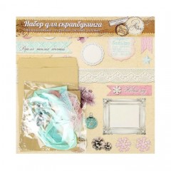 Набор для создания трех открыток с конвертами «Снежный шик» - Фото 2