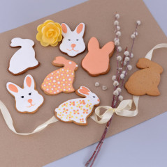 Набор формочек для печенья «Зайчата» - Фото 2