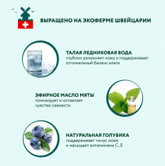 Гель для душа увлажняющий «Ледниковая вода и мята» - Фото 3