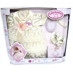 Набор одежды для куклы для крещения - Фото 1