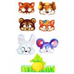 Набор масок для детского праздника «Русские народные сказки» - Фото 1