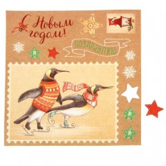 Набор по декорированию подарочного пакета «Снежные истории» - Фото 5