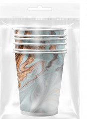 Набор стаканов бумажных «Смола серая» - Фото 1