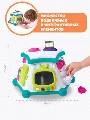 Игрушка развивающая «Веселый домик, свет и звук» - Фото 3