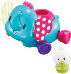 Игрушка развивающая «Слоник с птичкой» - Фото 2