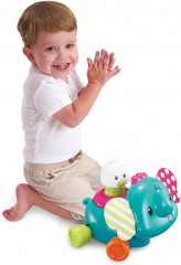 Игрушка развивающая «Слоник с птичкой» - Фото 4