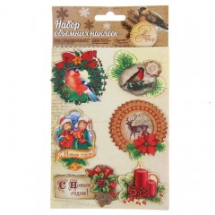 Наклейки многослойные «Зимние истории» - Фото 1