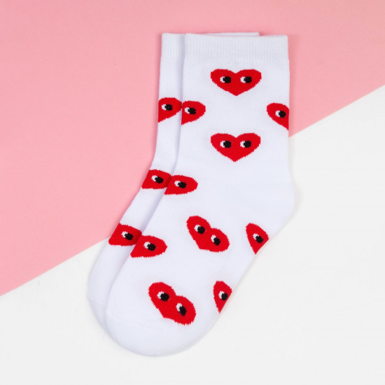 Носки для девочек «Сердечки»