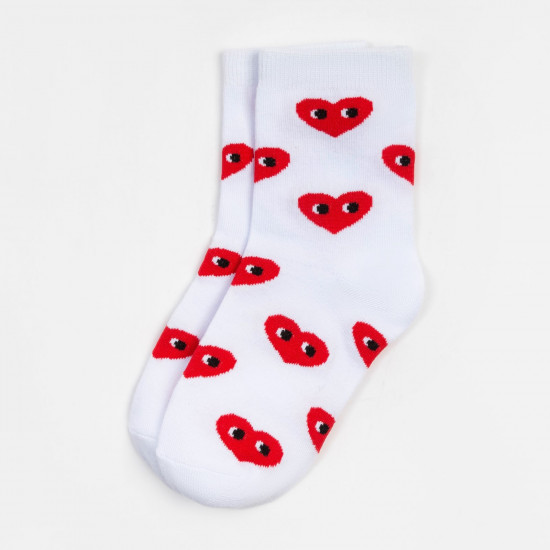 Носки для девочек «Сердечки»