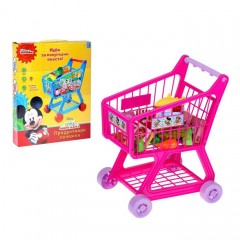 Игровой набор «Продуктовая тележка», 34 детали, розовый - Фото 6