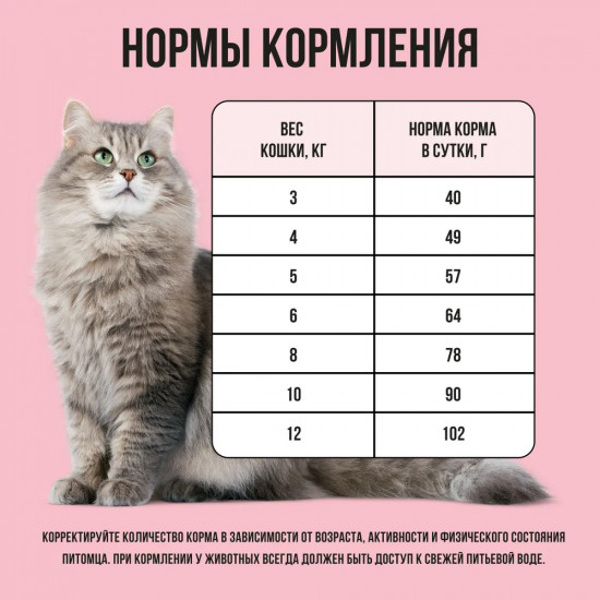 Корм для кошек с индейкой и яблоком