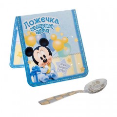Ложечка детская «На первый зубик», Микки Маус, (2,3х11 см) - Фото 4
