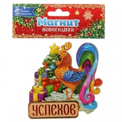 Деревянный магнит «Успехов» - Фото 2