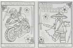 Путь ниндзя. Раскраска с лабиринтом - Фото 1