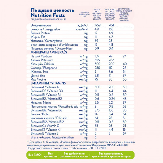 Каша на козьем молоке «Кукурузная с тыквой и абрикосом»