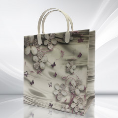 Пакет подарочный «Жемчужные цветочки» - Фото 1