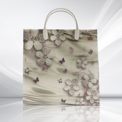 Пакет подарочный «Жемчужные цветочки» - Фото 2