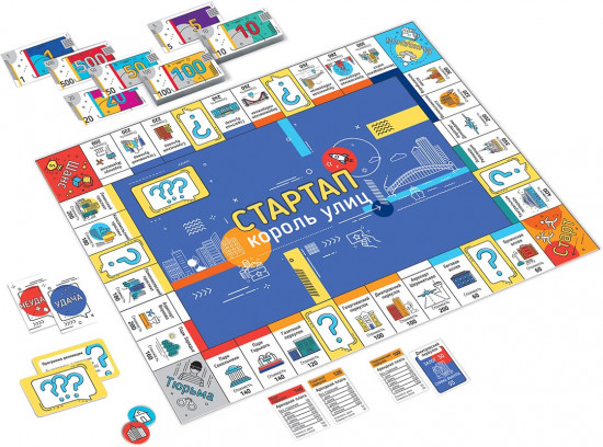 Игра настольная экономическая «Стартап. Король улиц»