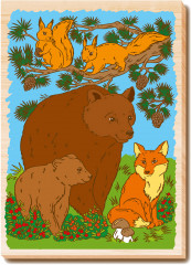 Доска для выжигания и росписи «В лесу» - Фото 7