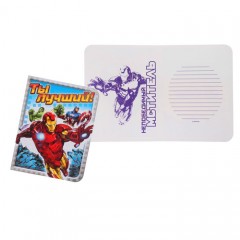 Мозаика стикерная - открытка «Ты лучший» Мстители, стразы - Фото 4