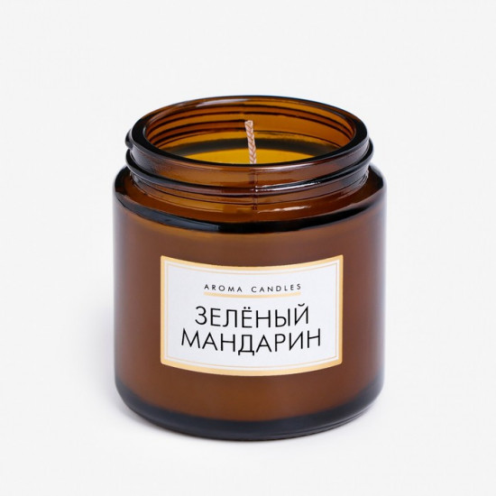 Свеча ароматическая «Зеленый мандарин»