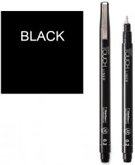 Ручка капиллярная, чёрный - Фото 1