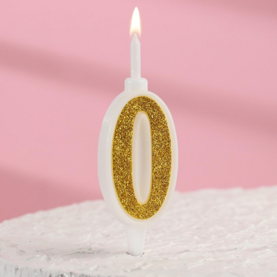 Свеча для торта «Цифра 0»