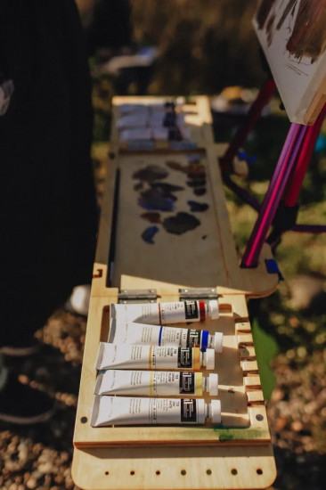 Краска масляная «Oil colour», 701 краплак малиновый