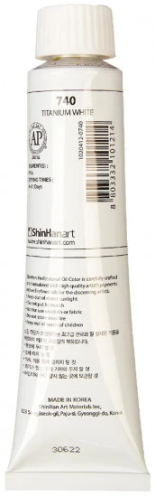 Краска масляная «Oil colour», 740 белила титановые