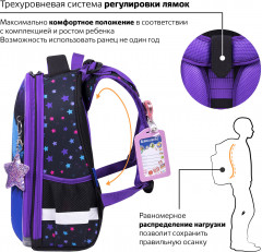 Ранец школьный «Neon сat» - Фото 4