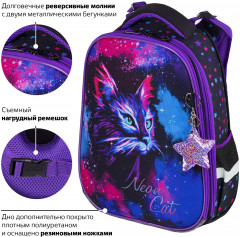 Ранец школьный «Neon сat» - Фото 7