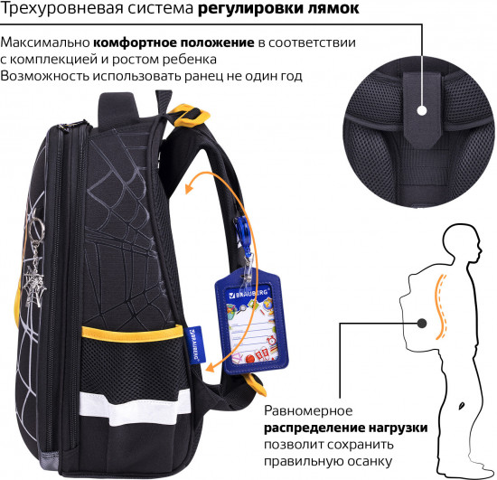 Ранец школьный «Venomous spider»
