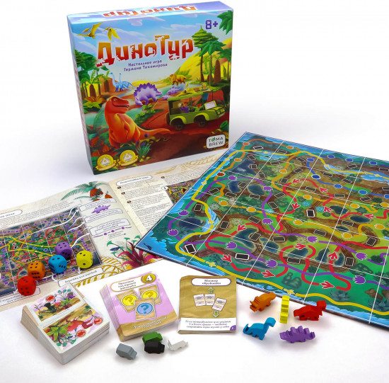 Игра настольная «Динотур»