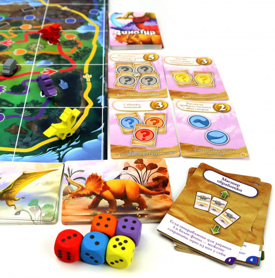 Игра настольная «Динотур»