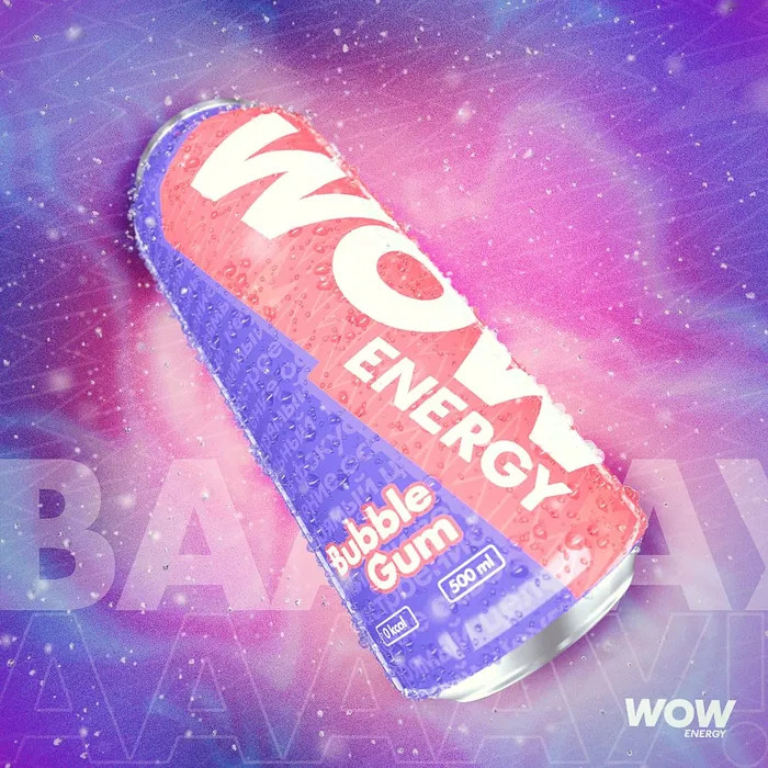 Напиток энергетический «Bubble Gum» | WOW Energy | Фото 2