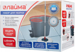 Комплект швабра с отжимом и ведро - Фото 4