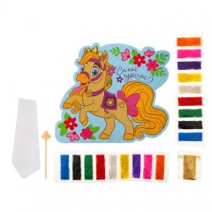 Фреска «Самой чудесной», 9 цветов песка - Фото 4