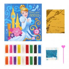 Фреска с блестками и фольгой «Сияй ярче звезд», 9 цветов песка - Фото 4