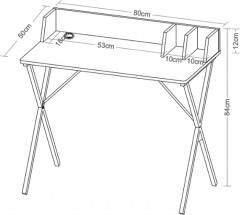 Стол на металлокаркасе - Фото 3