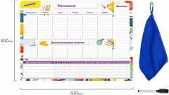 Планинг магнитный с маркером и салфеткой - Фото 1