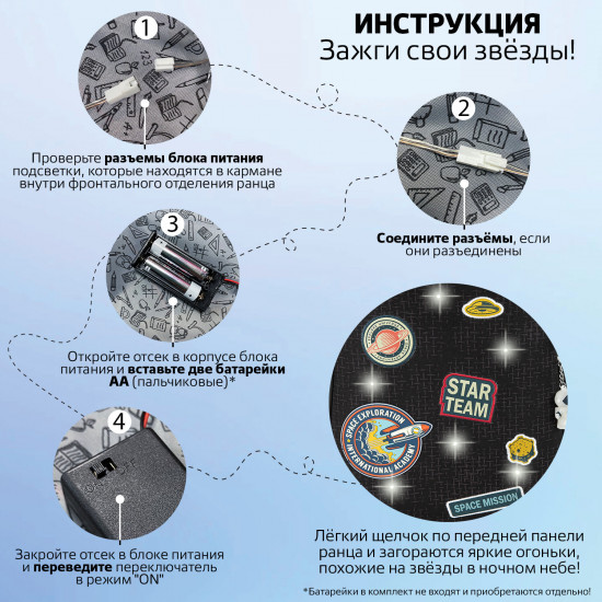 Ранец школьный «Space mission»