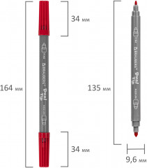 Набор фломастеров двусторонних - Фото 6