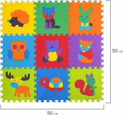 Коврик-пазл «Зверушки» - Фото 5