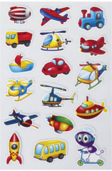 Наклейки зефирные «Транспорт» - Фото 1