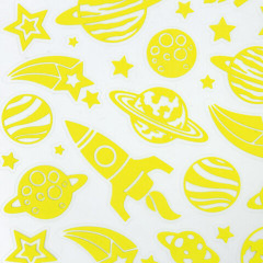 Наклейки флуоресцентные «Космос» - Фото 2