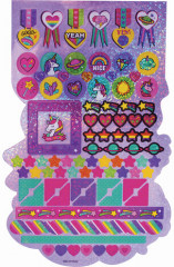 Альбом со сверкающими наклейками «Единороги» - Фото 3