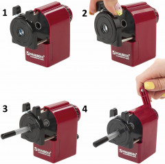 Точилка для карандашей механическая - Фото 5