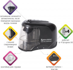 Точилка для карандашей электрическая - Фото 2