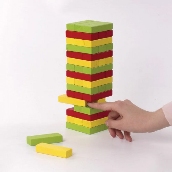 Игра настольная «Цветная башня»